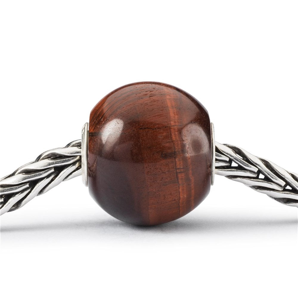 Trollbeads Jumbo Round Red Tiger Eye Bead