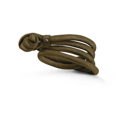 Outlet Ole Lynggaard Design silke armbånd safari brun