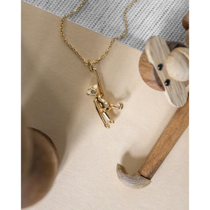 Kay Bojesen Jewelry Abe i forgyldt