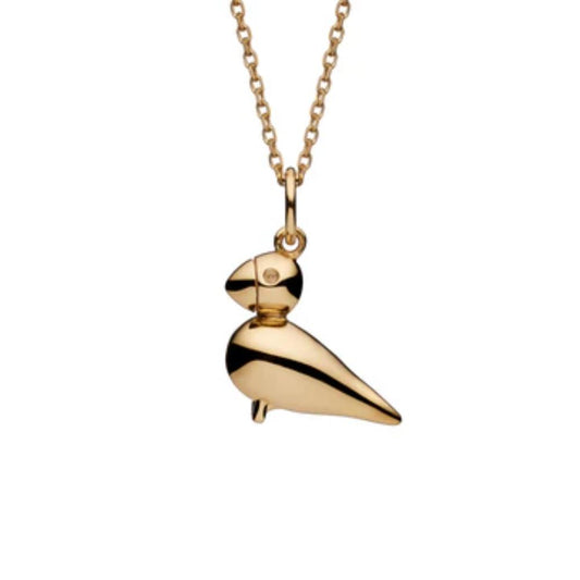 Kay Bojesen Jewelry Sangfugl i forgyldt