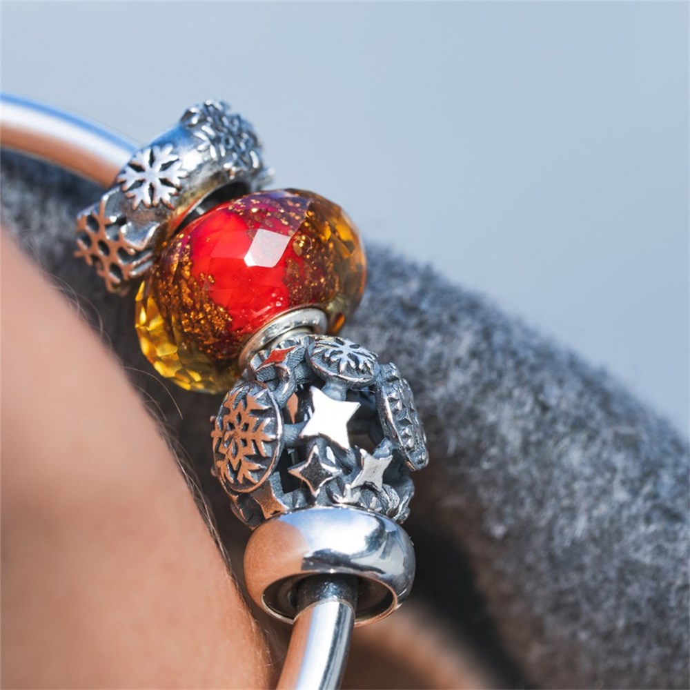 Trollbeads Snow Spacer