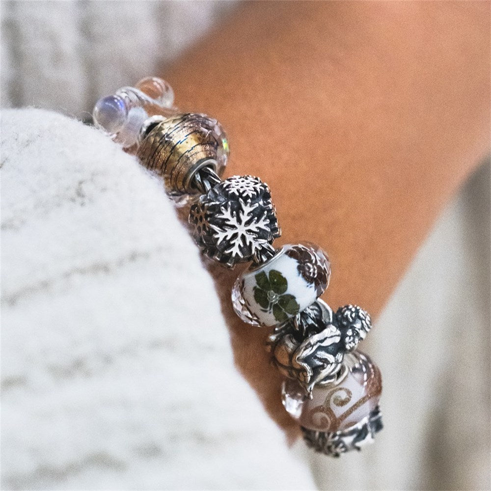 Trollbeads Snowflakes Bead