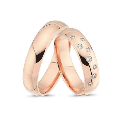 Nuran Vielses ringe A4080 14 kt. rødguld (pris fra 11.250,00,- pr. stk.)
