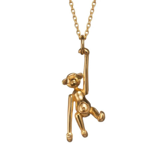 Kay Bojesen Jewelry Abe i forgyldt