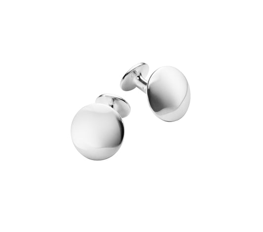 Georg Jensen Men's Classic sølv manchetknapper