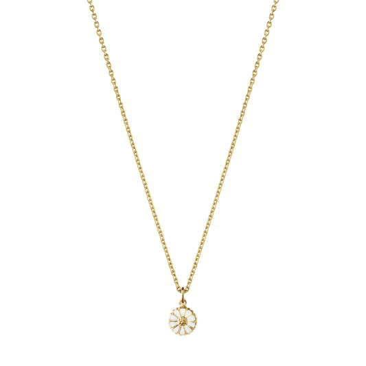 Georg Jensen Daisy vedhæng hvid forgyldt