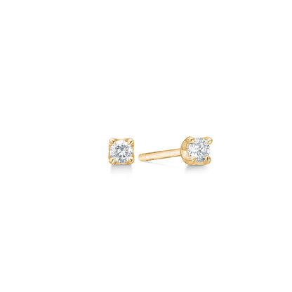 Mads Z "Crown" 14 kt. ørestik m. brillant
