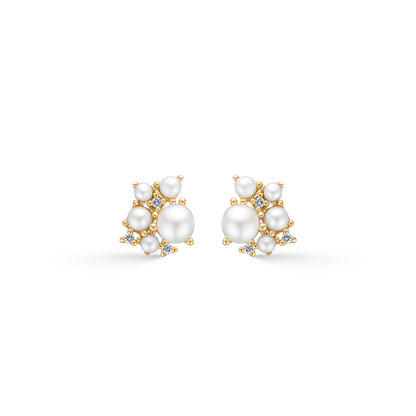 Mads Z "Diamond Cloud" 14kt. ørestik