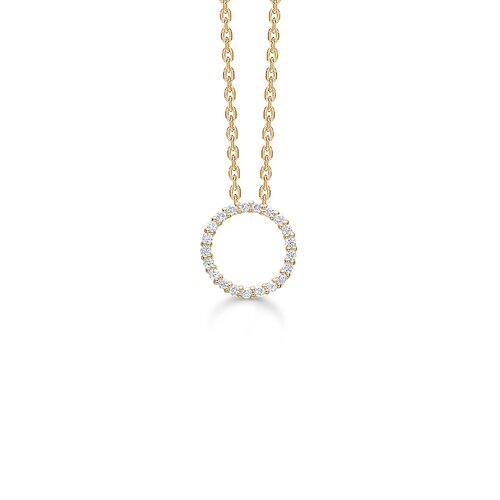 Mads Z Diamond Halo vedhæng 14 kt