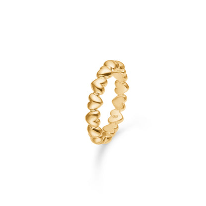 Mads Z "Poetry Heart" 14kt ring