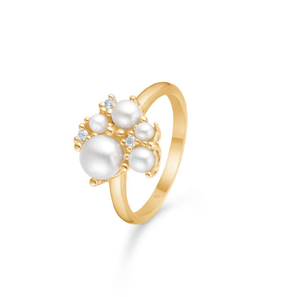 Mads Z "Diamond Cloud" 14kt. ring