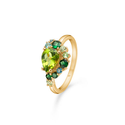 Mads Z "Four Seasons-Spring" 14kt ring