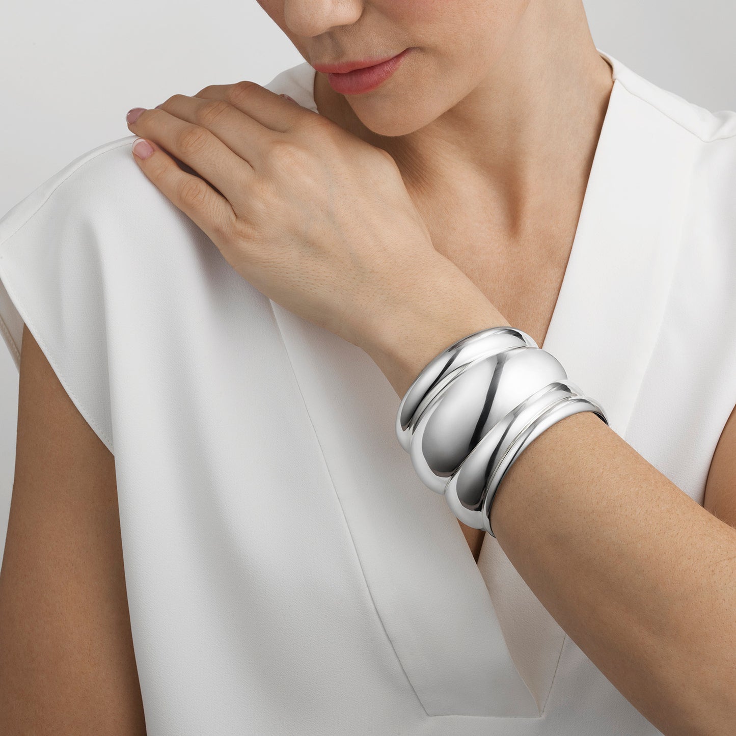Outlet Georg Jensen Exclusive Curve Bangle