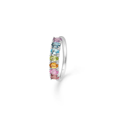 Mads Z Poetry Rainbow sølv ring
