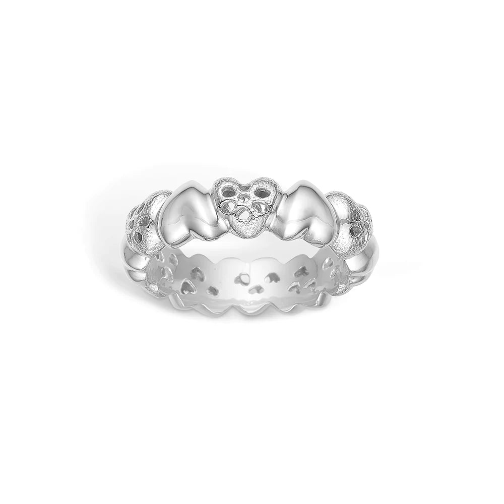 Blossom ring med hjerter