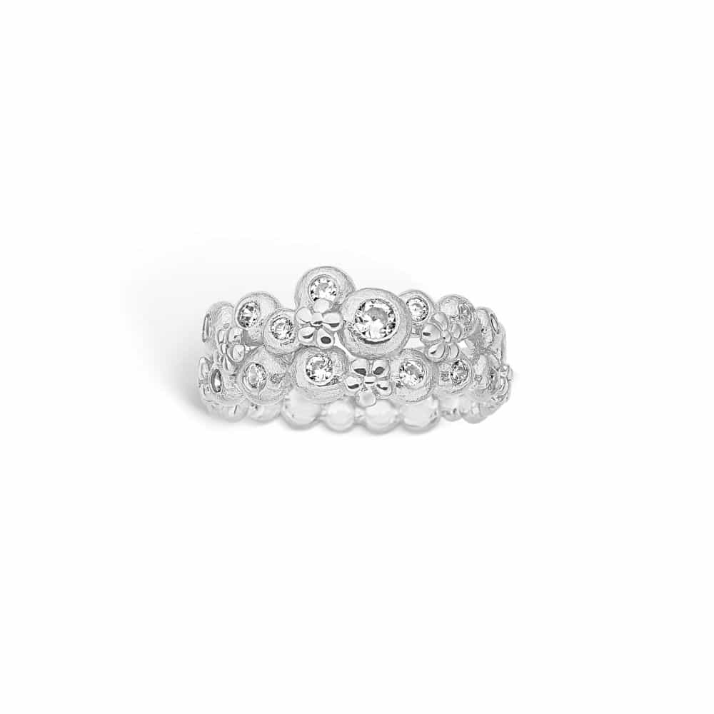 Blossom sølv ring