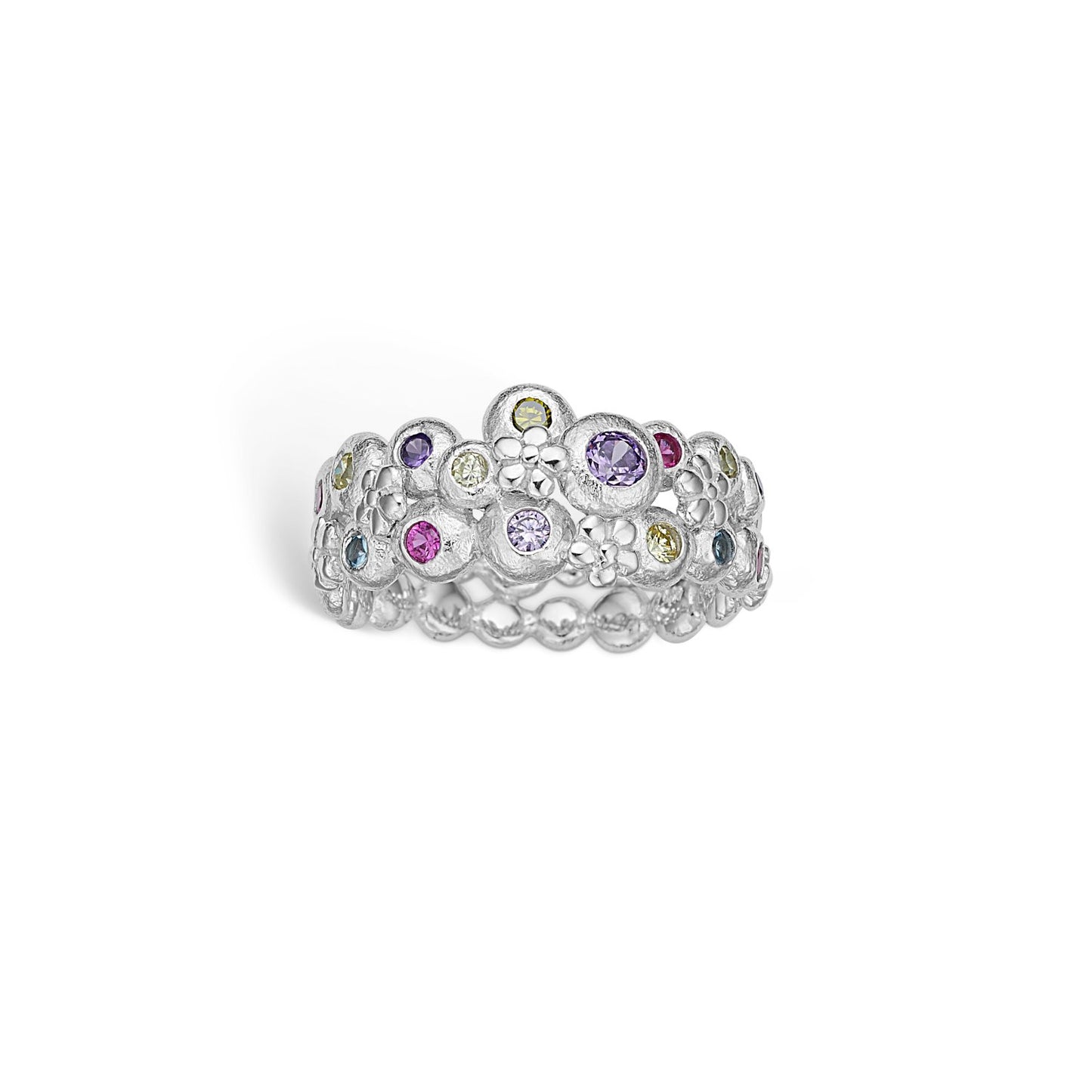 Blossom sølv ring