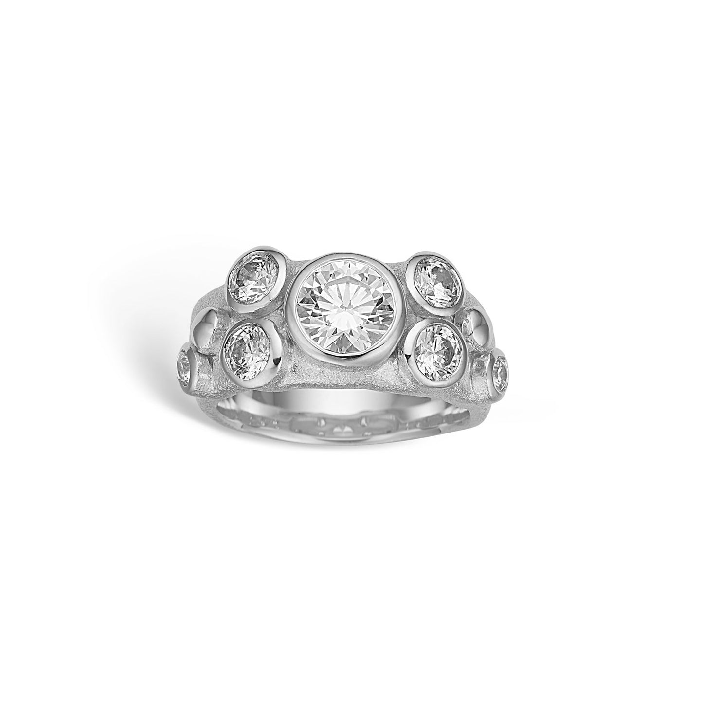 Blossom sølv ring