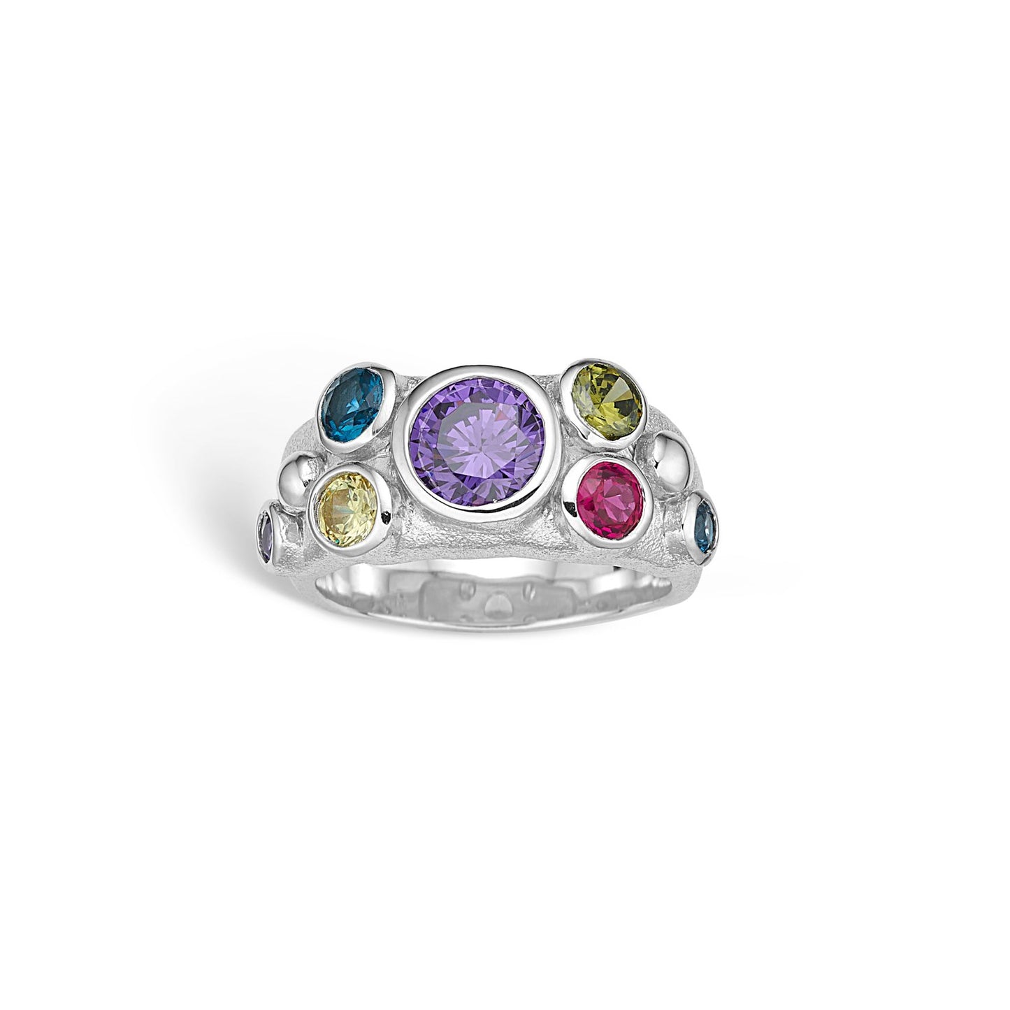 Blossom sølv ring