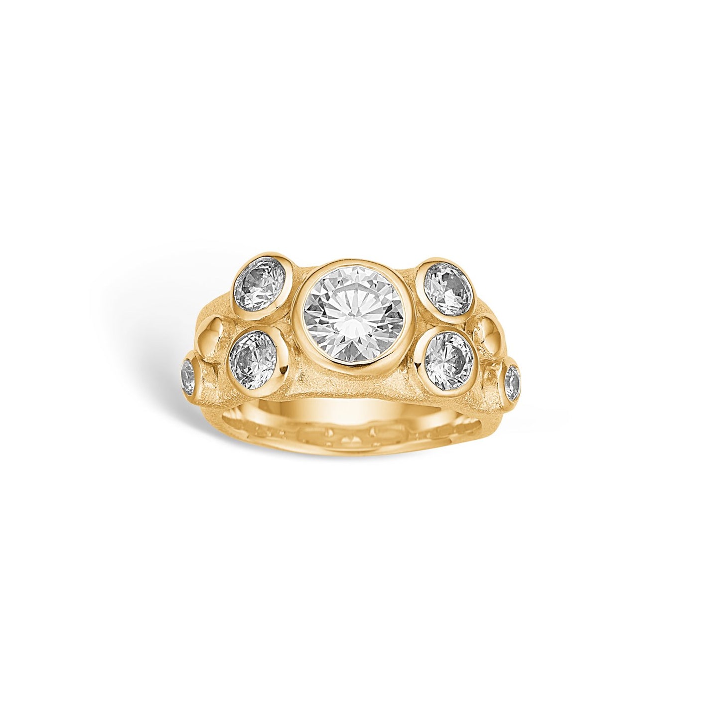 Blossom forgyldt ring