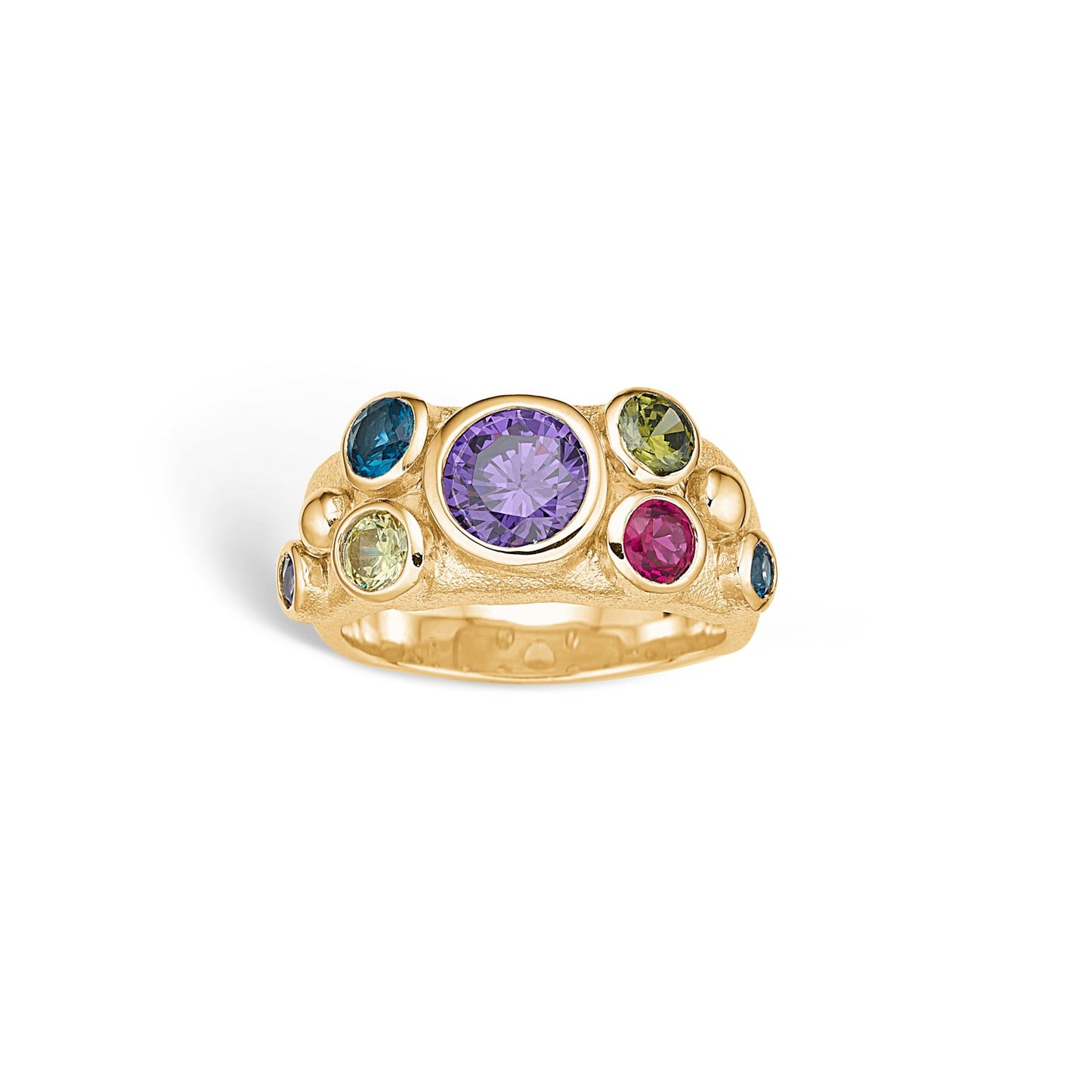 Blossom forgyldt ring
