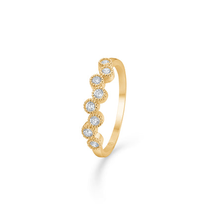 Mads Z "Dido" 8kt. ring m. zirkonia
