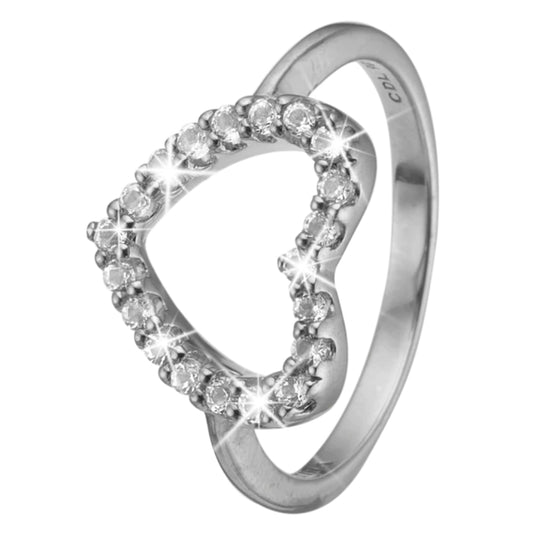 Christina ring Topaz Heart