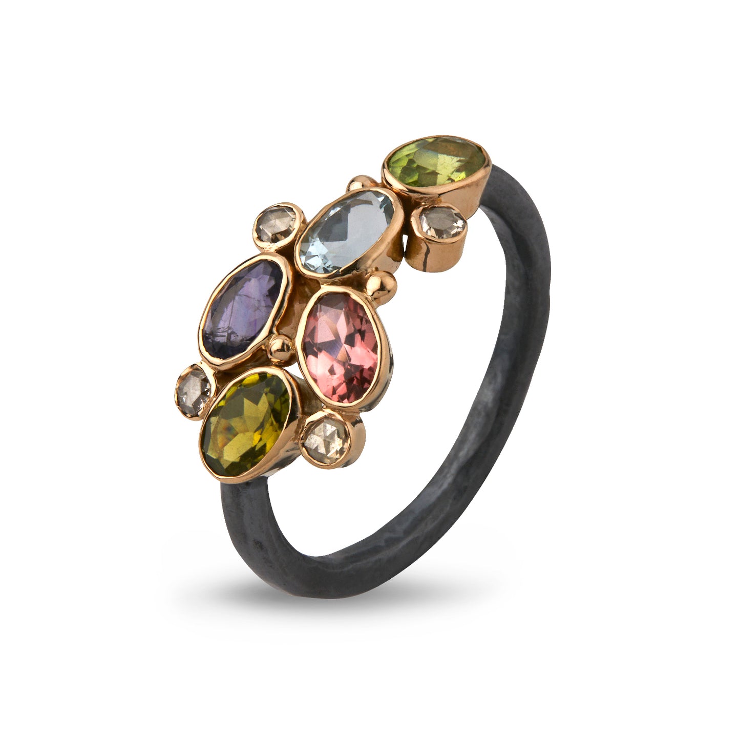 By Birdie Elisabeth Faceted ring