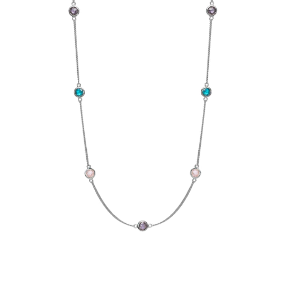 Christina Jewelry Colourful Champagne halskæde