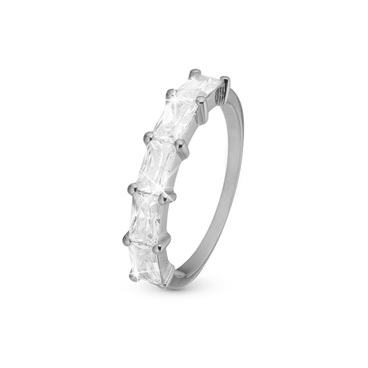 Christina Jewelry ring White Baquette
