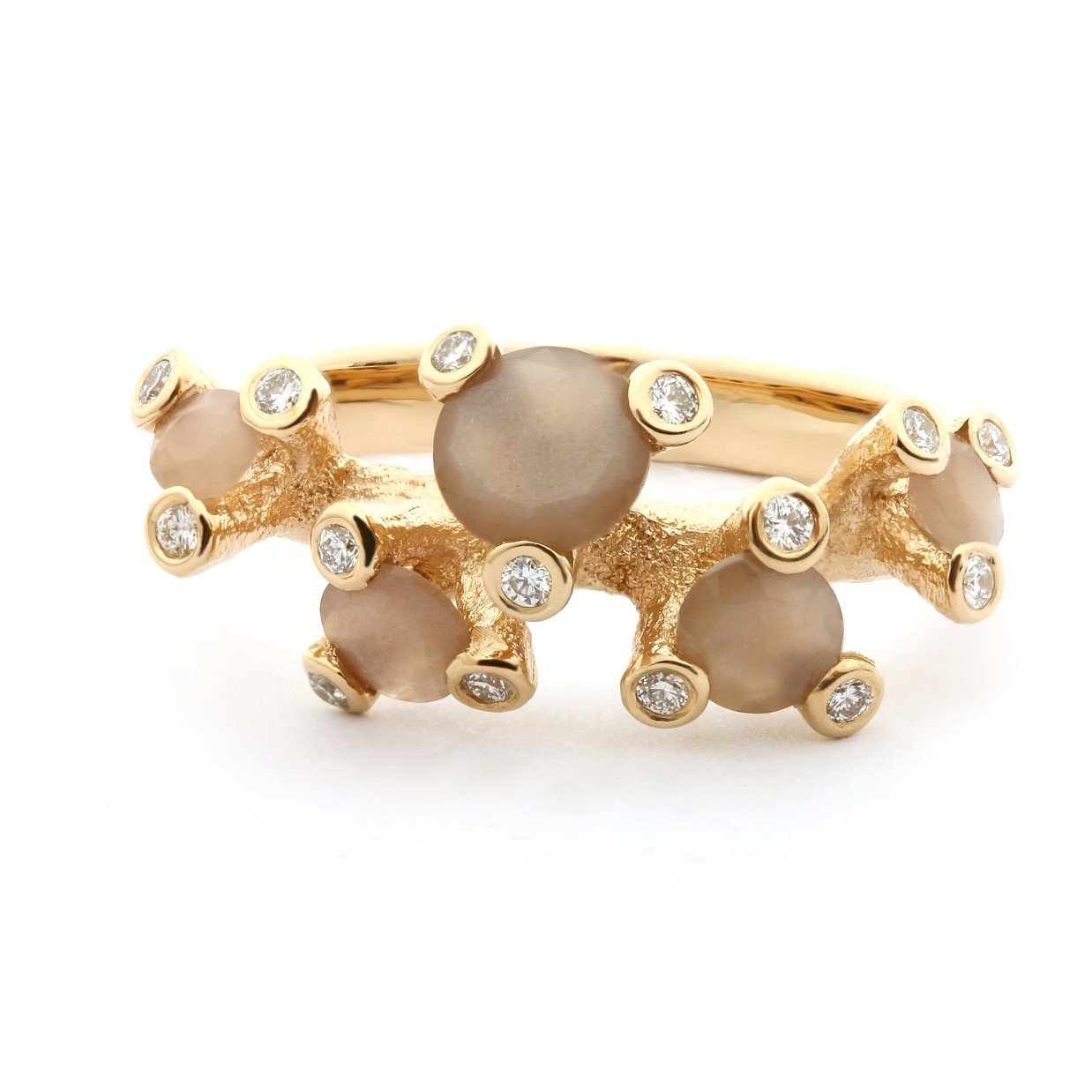 Twigs Moonstone ring