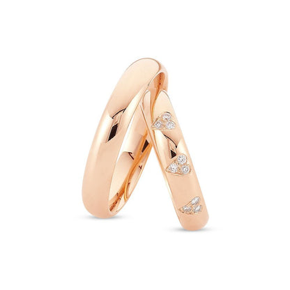 Nuran Vielses ringe A3279 9x0,01ct, 14kt Rosaguld (pris fra 7.625,00,-pr. stk.)