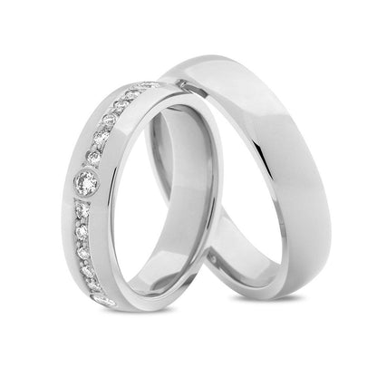 Nuran Vielses ringe A3504 0,40ct, 14kt Hvidguld (pris fra 17.400,00,- pr. stk.)