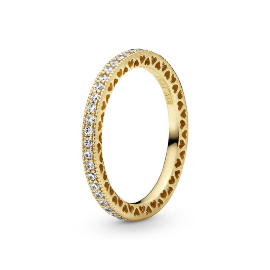 Pandora Sparkles And Hearts Ring