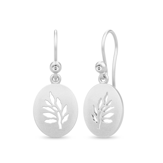 Julie Sandlau Tree of Life Signet Earrings