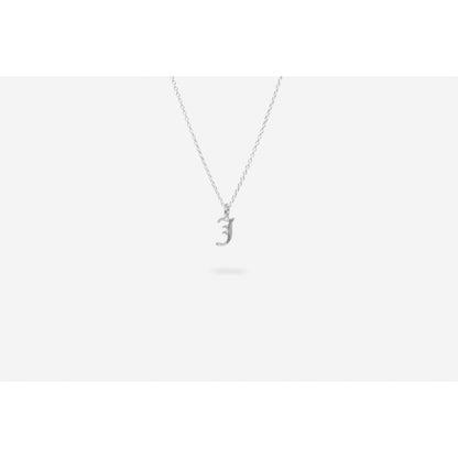Ix Studios Letter J Charm Silver
