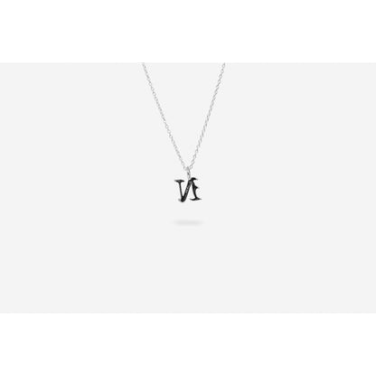 Ix Studios N letter Charm Silver