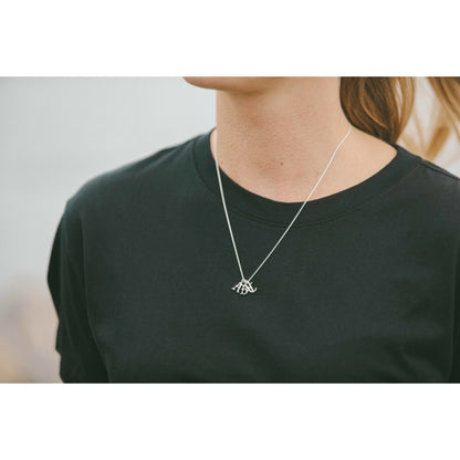 Ix Studios N letter Charm Silver