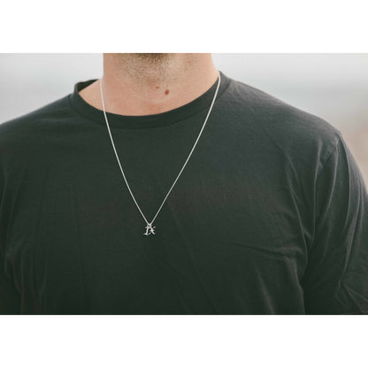 Ix Studios N letter Charm Silver