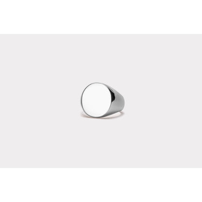 Ix Studios Oval Signet Silver ring