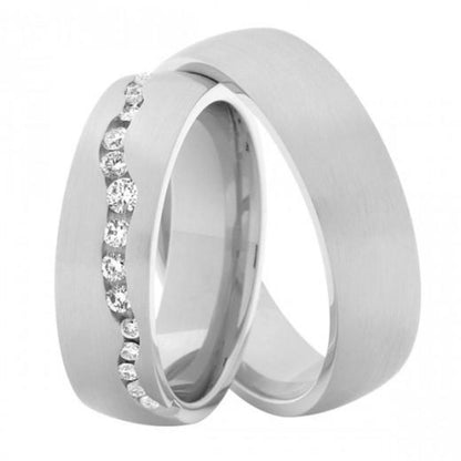 Nuran Vielses ringe A3416 14kt Hvidguld (pris fra 17025,- pr. stk.)