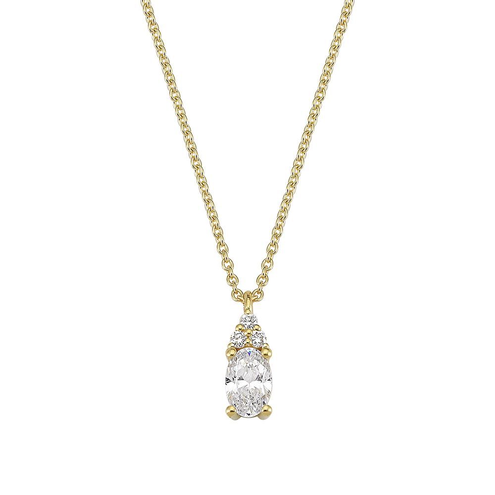 Nuran Dahlia Vedhæng 0,31ct, 14kt Rødguld