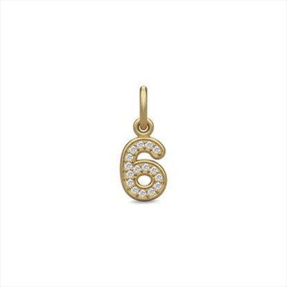 Outlet Julie Sandlau ID  pendant - forgyldte tal