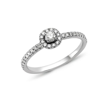 Nuran Sofia ring 0,25ct 14kt Hvidguld
