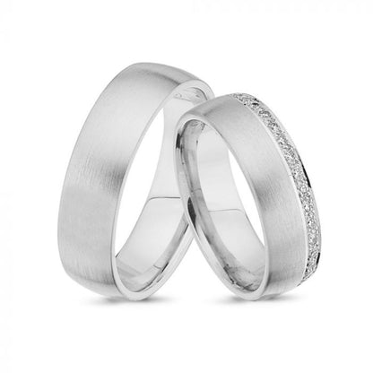 Nuran Vielses ringe A4062 14kt Hvidguld (pris fra 14.825,00,- pr. stk.)