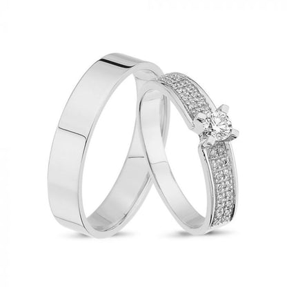 Nuran Vielses ringe L1950 14kt Hvidguld (pris fra 7.525,00,- pr. stk.)