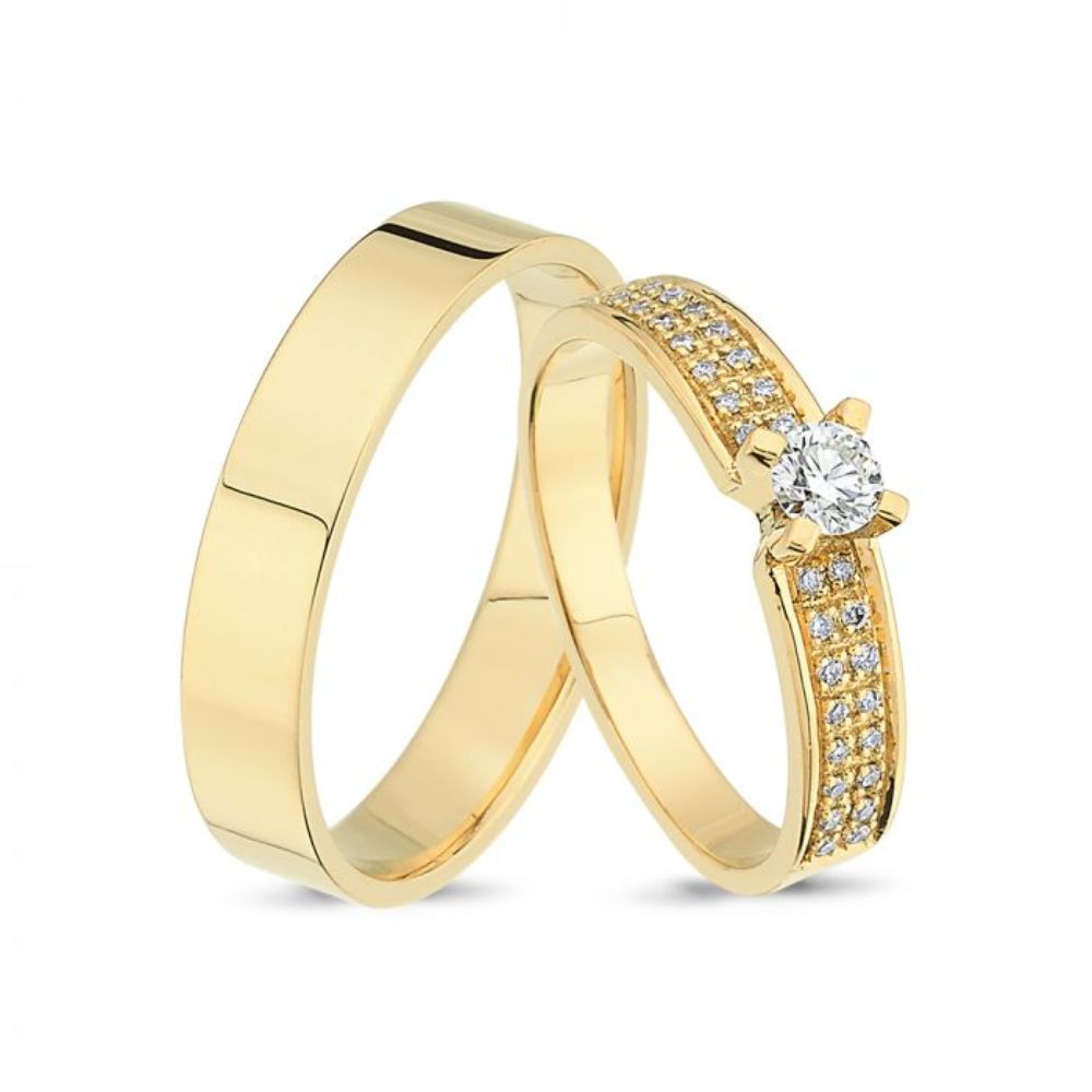 Nuran Vielses ringe L1950 14kt Rødguld (pris fra 5.950,- pr. stk.)